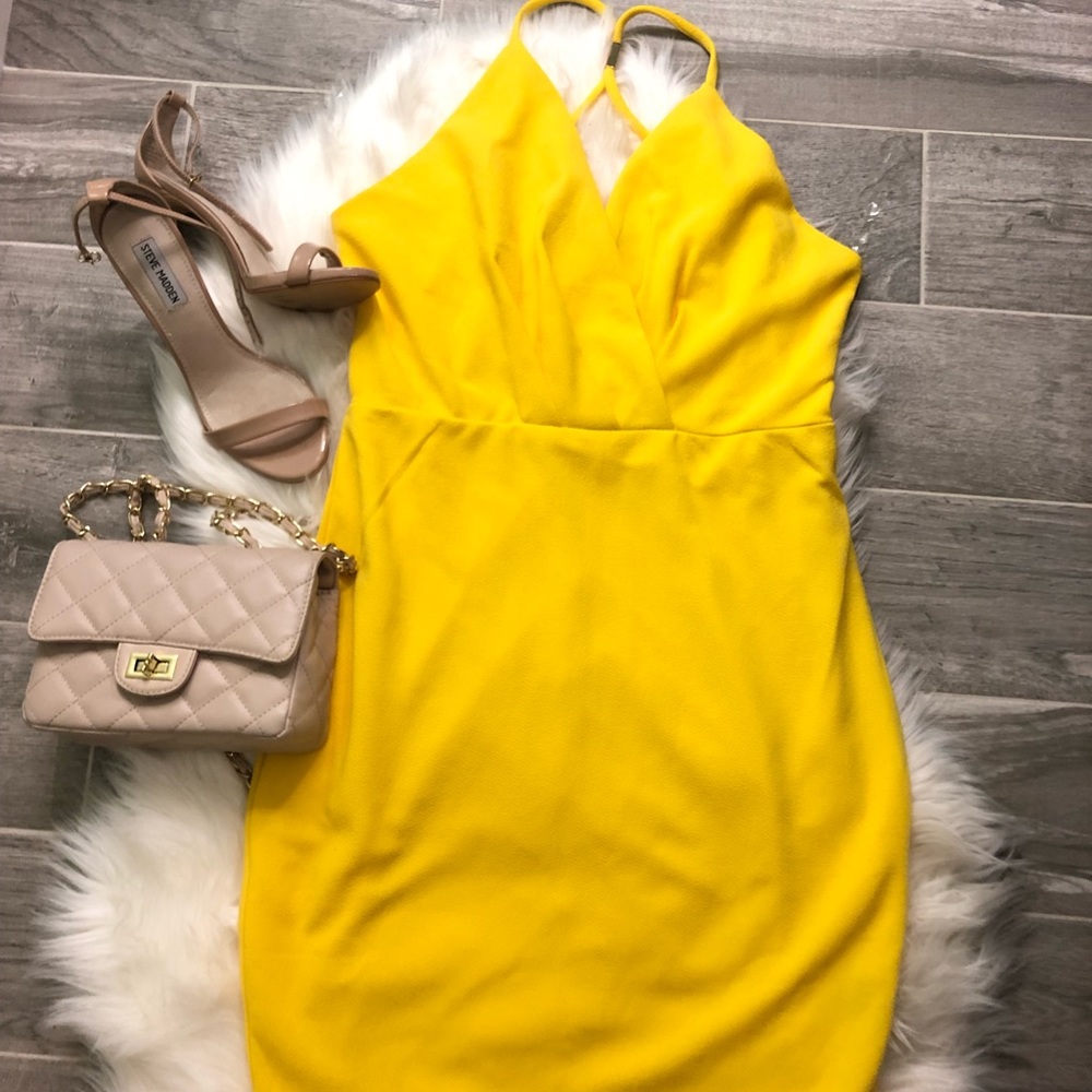 Hello Yellow Mini Dress